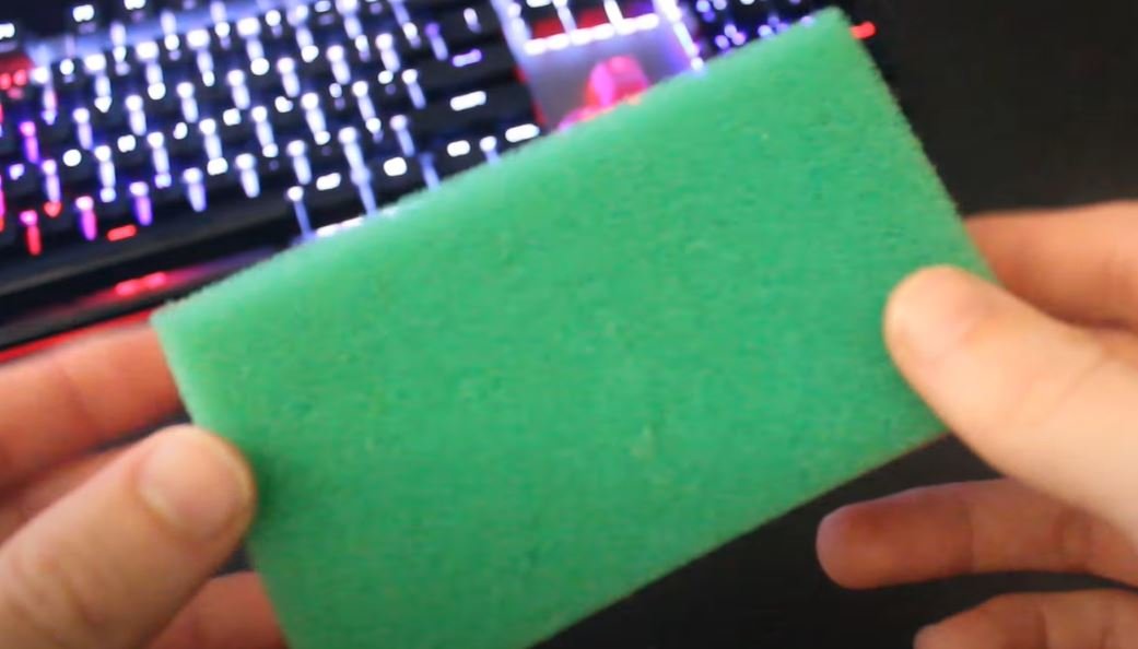 How to clean RGB mouse pad?