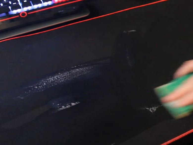 How to clean RGB mouse pad?