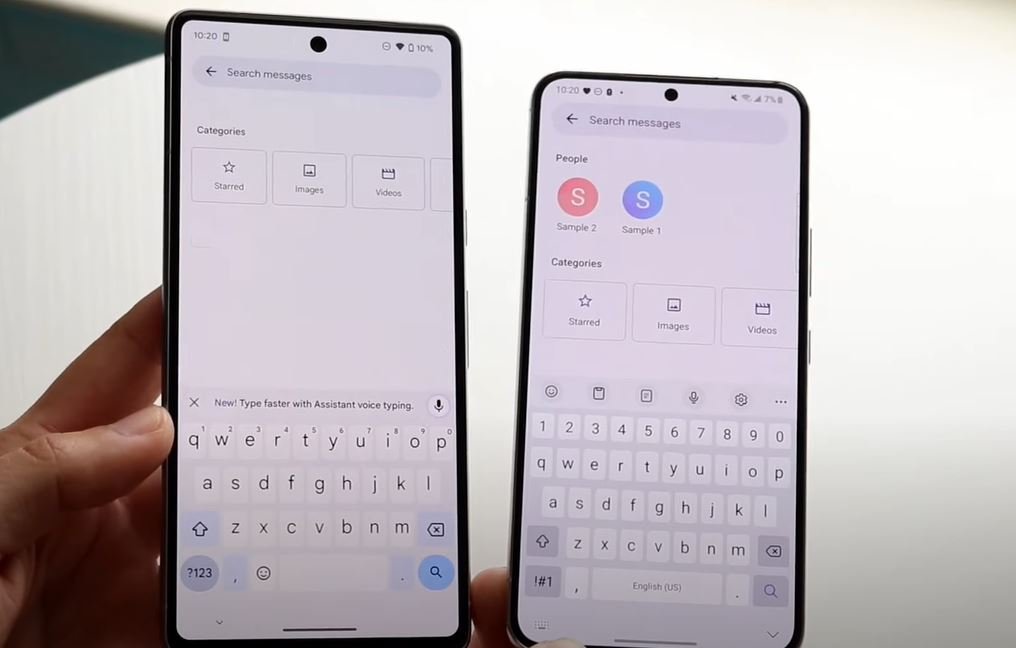 Gboard vs. Samsung Keyboard